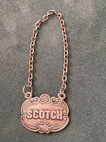 Vintage Scotch Decanter Label