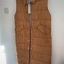 gilet Bnwt freequent size small long tan gilet rrp 95 euro Image 3