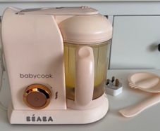 Beaba Babycook Solo for Newborn/Toddler Baby Food steam cooking, blending, defrosting, reheating - Rose Gold Limited Edition