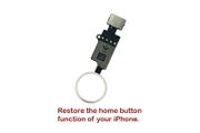 For iPhone 7 8 Plus Home Button Function Restore YF 4th Gen Flex No Bluetooth White - FHT06IPHB