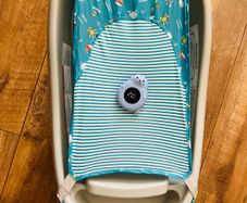 baby bath and water thermometer