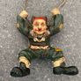 Allan Agohob Clown Vintage 1970s Large Rare Hand Painted Parachute Hanging Image 2