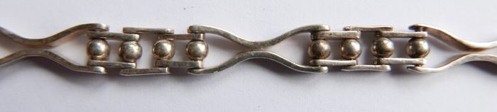 Vintage Sterling Silver 925 Bracelet length 7,6" - 10,5g