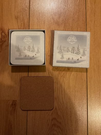 Christmas coasters Brand New