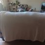 Large fleece throw cream Image 5