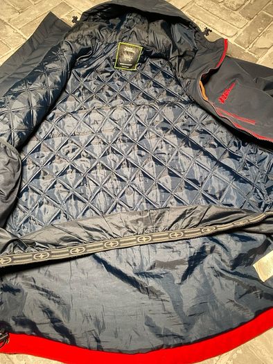 No Fear Mens Hooded Jacket Size Medium/Small Red/Navy