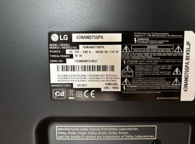 LG 43inch Nanocell