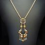 Boho Bohemian Hippe Tassel Gold Tone Long Necklace Image 3
