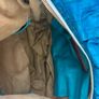 Pauric Sweeney turquoise bag with brown leather detail Image 8