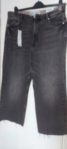 river island wide leg cropped jeans