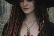 1 Crow Claws Soldered with the most beautiful Opal in Matrix Talisman
