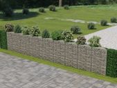Gabion Wall Galvanised Steel 630x30x100 cm