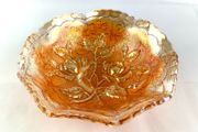Vintage carnival glass bowl
