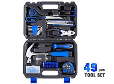 49Pcs Tools Set Household Tool Box herramientas Screwdriver Knife Hammer Woodworking Hand Car Repair