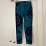 Pink Victoria's Secret leggings in tie dye print, in blue and navy Image 2