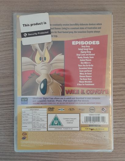 Wile E Coyote - Roadrunner DVD - New