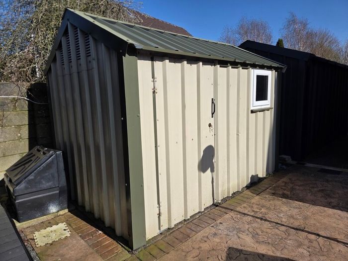 Steel shed 3m x 2m