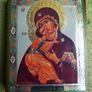 Vintage  Icon of Our Lady Image 9