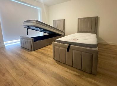 Ottoman Storage Single beds And Mattress