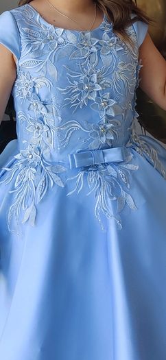 Confirmation dress blue