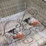 Matching steel wine holders never used. Image 5