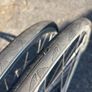 Campagnolo Record wheels (used) with brand new Continental Grand Prix 4000's II tyres 700x23. Image 4