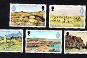 1980 Isle of Man 150th Anniversary of Royal Geographical Society 1930-1980 Commemorative Stamps Mint Never Hinged (MNH)