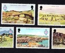 1980 Isle of Man 150th Anniversary of Royal Geographical Society 1930-1980 Commemorative Stamps Mint Never Hinged (MNH)