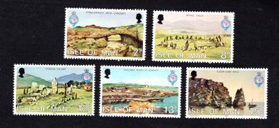 1980 Isle of Man 150th Anniversary of Royal Geographical Society 1930-1980 Commemorative Stamps Mint Never Hinged (MNH)
