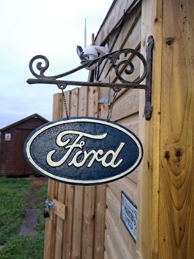 ford cast iron  hanging sign