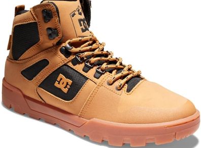 DC Shoes Men's Leather Boots, Pure Hi - Water-Repellent Beige, 3M Thinsulate Insulation, EU 38, UK 5