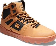 DC Shoes Womens Leather Boots, Pure Hi - Water-Repellent Beige, 3M Thinsulate Insulation, EU 45, UK 10.5