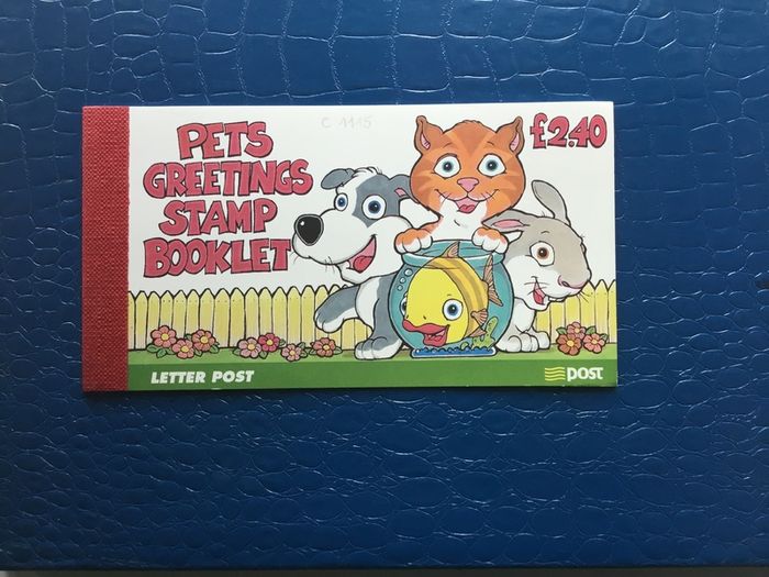 Irish stamps,1999 greetings booklet