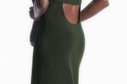 COS Open-Back Knitted Midi Dress