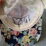 Girls Flower Design NY Baseball Hat   7/13 yr Image 4