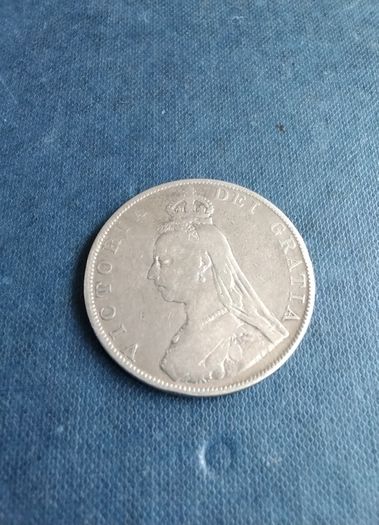 Victorian Silver Double Florin