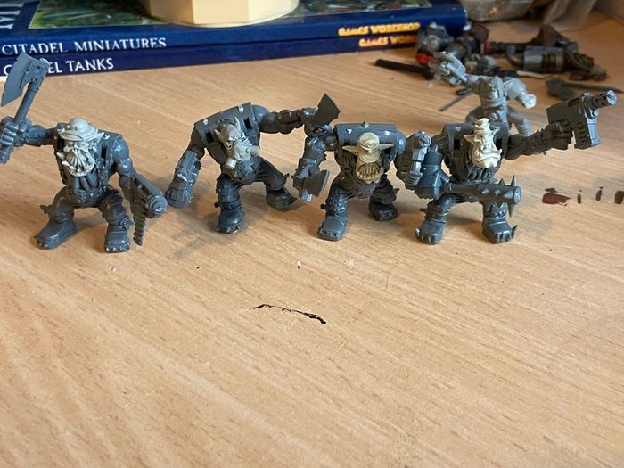 Warhammer 40k Ork Tankbusta Boyz 3d printed excellent quality