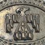 Vintage Brass Belt Buckle Native American Phoenix Thunderbird Image 3