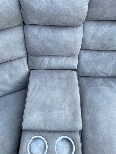 Grey Recliner corner sofa