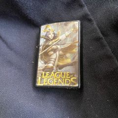 Black League of legends zippo style lighter