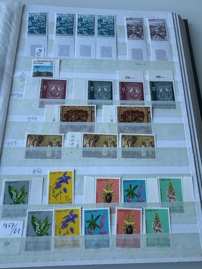 LUXEMBURG collection in 64 pages stamp album