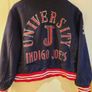 80's University Indigo Joes Navy Wool Varsity Jacket Rare Image 3