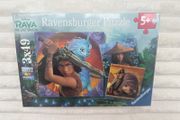 Ravensburger Disney Raya and The Last Dragon Puzzle Set 3x49 new Please look at the pictures