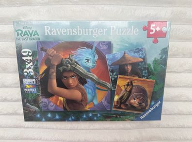 Ravensburger Disney Raya and The Last Dragon Puzzle Set 3x49 new Please look at the pictures