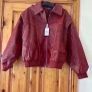 Red Leather Jacket Image 2