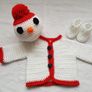 Handmade baby cardy set newborn size Image 4