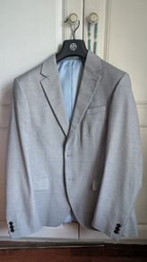 Grey men's suit