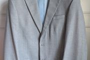 Grey men's suit