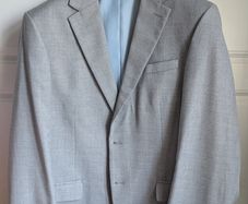 Grey men's suit