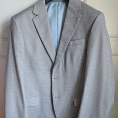Grey men's suit